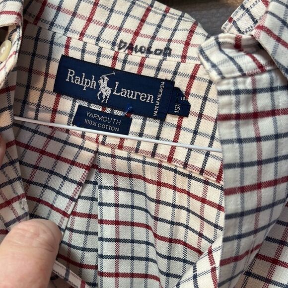 EUC Ralph Lauren Men's Checkered Shirt - Picture 4 of 9